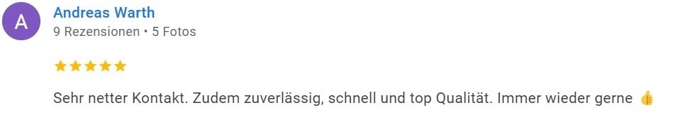 Screenshot GOOGLE Andreas Warth